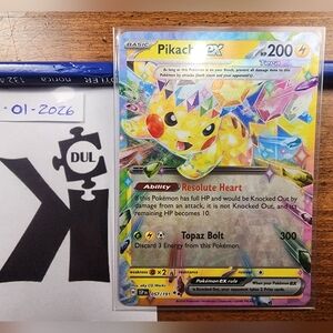 Pokemon Card - Pikachu EX - 057/191